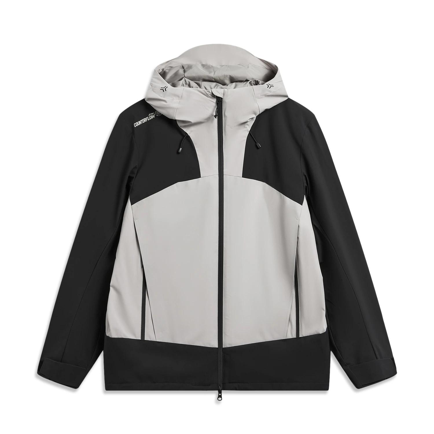 Li-Ning Outdoor CF Waterproof Warm Loose Three-In-One Windbreaker Men outerwear AWBW017-5 S