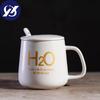Japanese Style Totoro Coffee Mugs for Lovers Creative Milk Cup with Lid and Spoon Office Simple Ceramic Water Tea Cup Drinkware