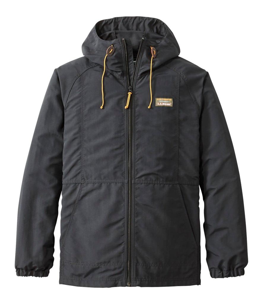 LL Bean Mountain Classic Japan Size 0UMQ910006 Men's Full-Zip Jacket, Fit, L, Black,