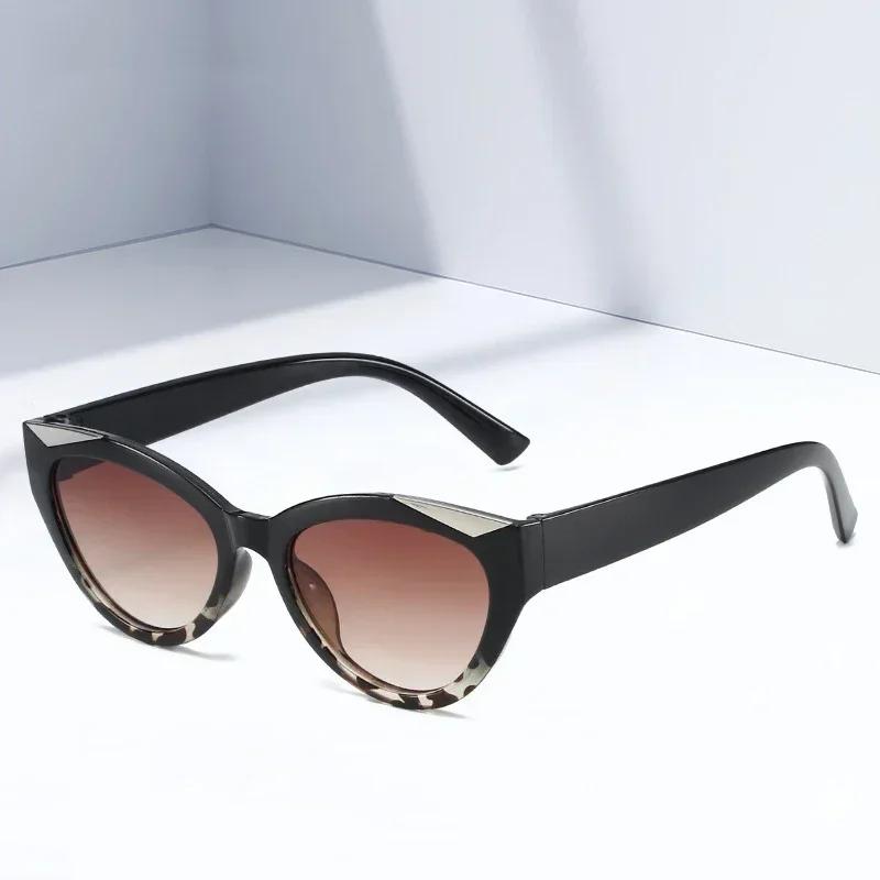 Vintage Cat Eye Sunglasses For Women Men Fashion Retro Minimalist Stylish Glasses Female Male