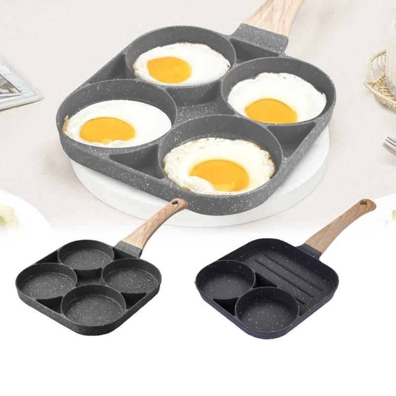 Pan Frying Multihole Omelet Pan Non Stick Egg Ham Pancake Breakfast Tool Maker