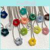 Chic Floral Design Necklace In Various Colors For Womens Fashionable Street Style