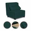 Fold-out Armchair for Sleeping KIMO Container Family Furniture Hunter Green