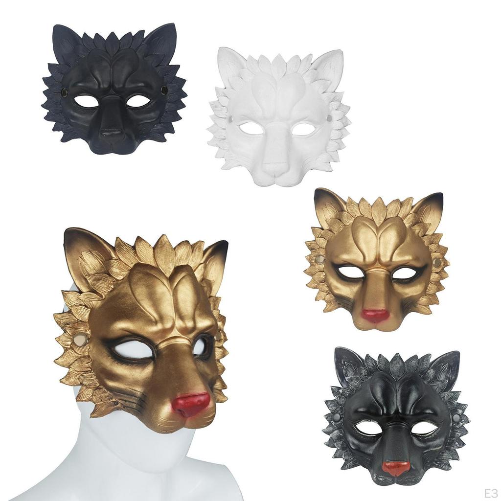 Half Face PU Foam Novelty for Halloween Adult Carnival Party