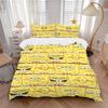 SpongeBob SquarePants Faces Pattern Bedding Set - 3 Piece Comforter Cover Gift for Bedroom,Includes No InsertB114
