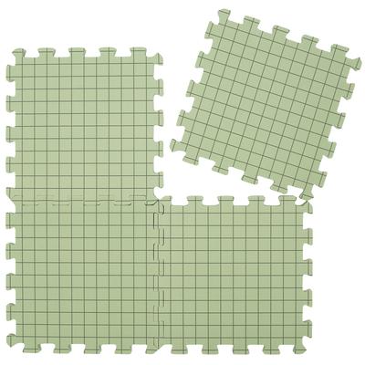 4 Stück Schaumstoff-Blockierbrett Ultra-dickes Schaumstoff-Strickblock-Matte Tragbares Gitter-Strickbrett Wiederverwendbare Schaumstoff-Bastel-Blockiermatten