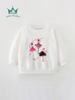 25-Year Autumn/Winter Children's Cute Mesh Round-Neck Long-Sleeve Sweatshirt