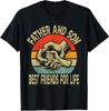 Father Son Friends Design Funny Father Son Unisex T-Shirt