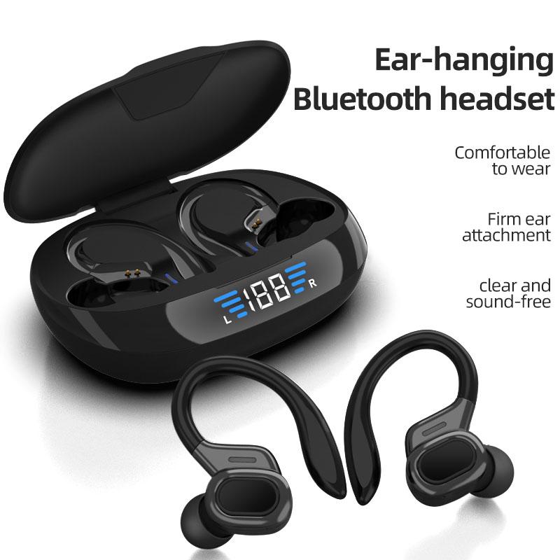 Original SP16 Sports Wireless Earphones Over Ear Buds with Earhooks Ture Wireless Running in-Ear Headphones With Mic