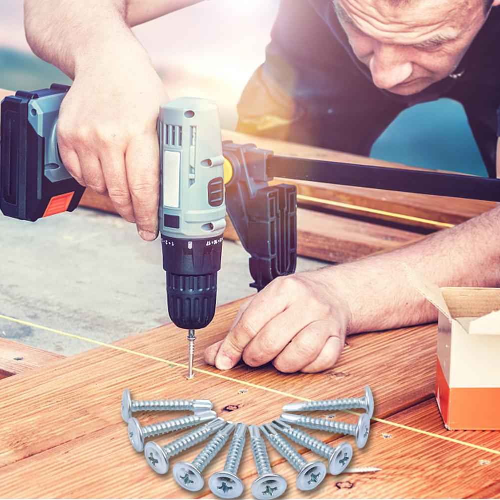 50pcs M4.2 Truss Head Self Drilling Self Tapping Screws Set Drilling Tail Screw (M4.2*19)
