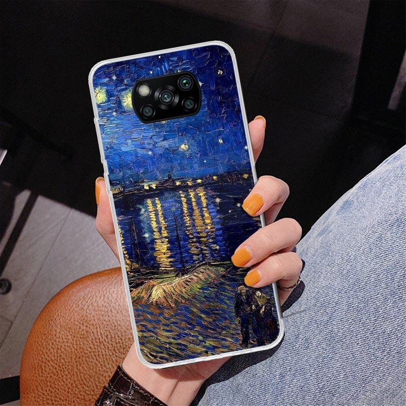 Van Gogh Oil Art Painting Phone Case For Xiaomi Poco X7 X6 X5 Pro F7 Ultra Redmi 15C 15 13C 13 12C 12 10 10A 10C 9 9A 9C 9T Cove