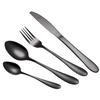 4PCS Set Stainless Steel Upscale Dinnerware Flatware Cutlery Fork Spoon Teaspoon