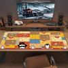 Pingu Cartoon Color Mouse Pad Large Gaming Table Cushion Non-slip Laptop Tablet Big Mousepad XXL Mat Mini PC Playmat With Lock edge