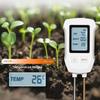 3in1 Soil Tester LCD Screen Detector PH Thermometer Temperature Moisture Meter For Plants Gardening Flower Potted Plantation