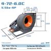 Jundelun 6C Series Industrial Centrifugal Fan CN Plug (adapter Included)