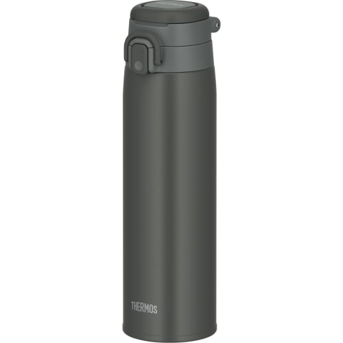 Thermos Water Bottle Vacuum Insulated Mobile Mug with Carry Loop 750ml Dark Gray JOS-750 DGY