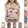 Children's Casual And Fashionable Easter Clothing, Featuring Bunnies, Easter Eggs, And Printed Short-sleeved Tops And T-shirts.