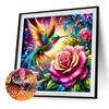Hummingbird Full DIY 5D Round Drill Diamond Dots Paintings Picture Arts Craft Home Decor Art Diamond Painting 15.75x15.75in