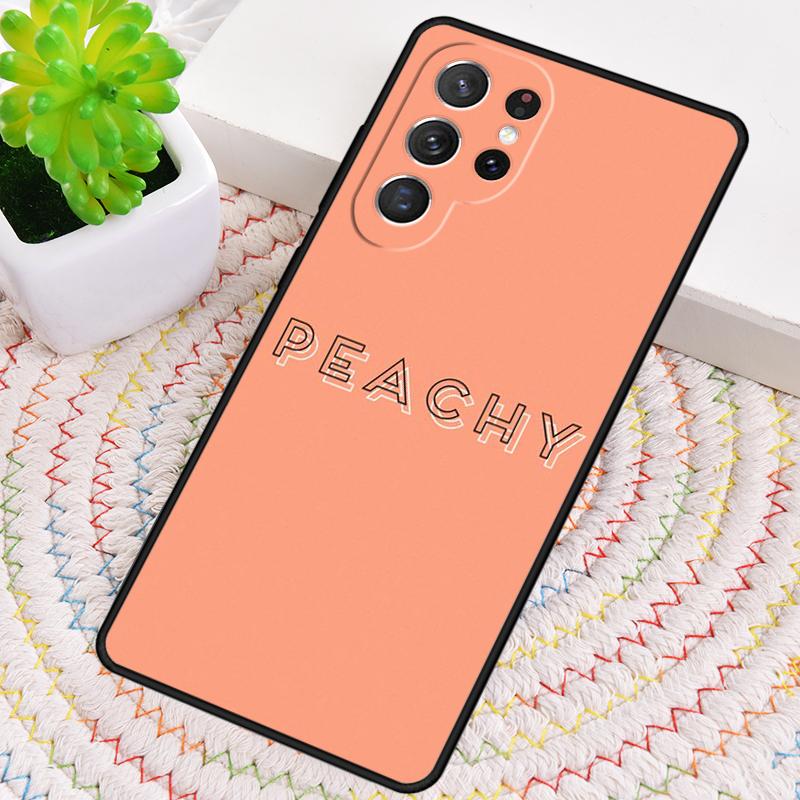 Coque de téléphone Motif Pêches Roses Peachy Pour Samsung Galaxy note 10 pro S26 S25 S24 S23 S22 Ultra Plus S21 FE S20 Housse antichoc