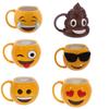 Funny Creative Cute Emoji Designed Ceramic Mug Coffee Kitchen Gift Barware