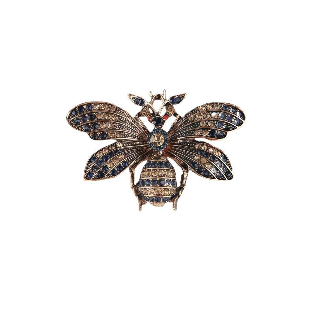 Cross-border Bee Diamond Insect Brooch: Women's Fashion Pin for Everyday Wear