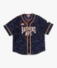 Beipeu Solid Camo Multi Logo Baseball Ss Shirt (M) Navy