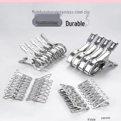 Windproof Stainless Steel Clothes and Quilt Clips: For Quilts, Pants, Socks, and More