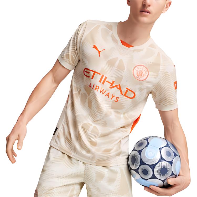 Puma Manchester City 24/25 Maglia Portiere Manica Corta Uomo maglie Beige 775107-38
