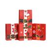 6/10pcs StoBag Christmas Santa Paper Tote Bags Recyclable Gift Bags for Holiday Packaging Party Favors Candy Cookies Classroom