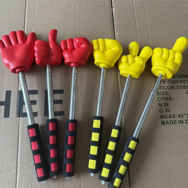 Retractable Foam Hand Gesture Pointer for Rock Paper Scissors Teaching