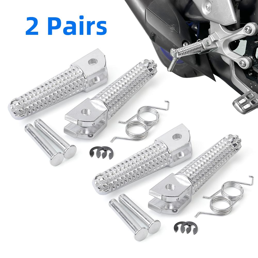 Front Footrest Foot Peg For YAMAHA YZF R125 R25 R3 MT125 MT25 MT03 MT09 FZ09 MT10 MT07 FZ6 XJ6 Motorcycle Rider Foot Rests Pedal
