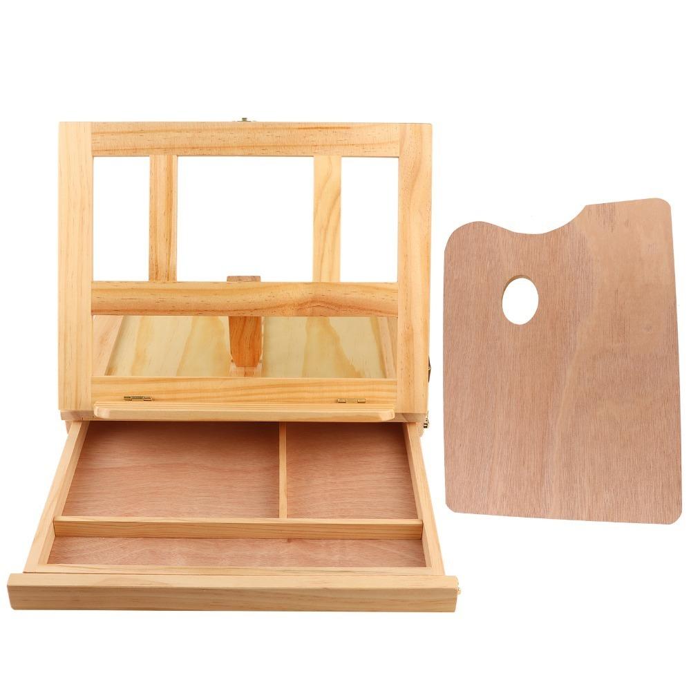 with Drawer Art Support Rack Folding Painting Stand Desktop Sketch Holder  Daily Hobby Creation Easel