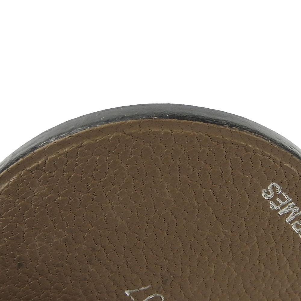 Used HERMES Bag charm leather/Silver925 Brown Brown boar