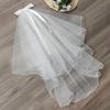 Accessories Short Simple White Ivory Two Layer Wedding Veil Women's Tulle With Comb Bridal Veil