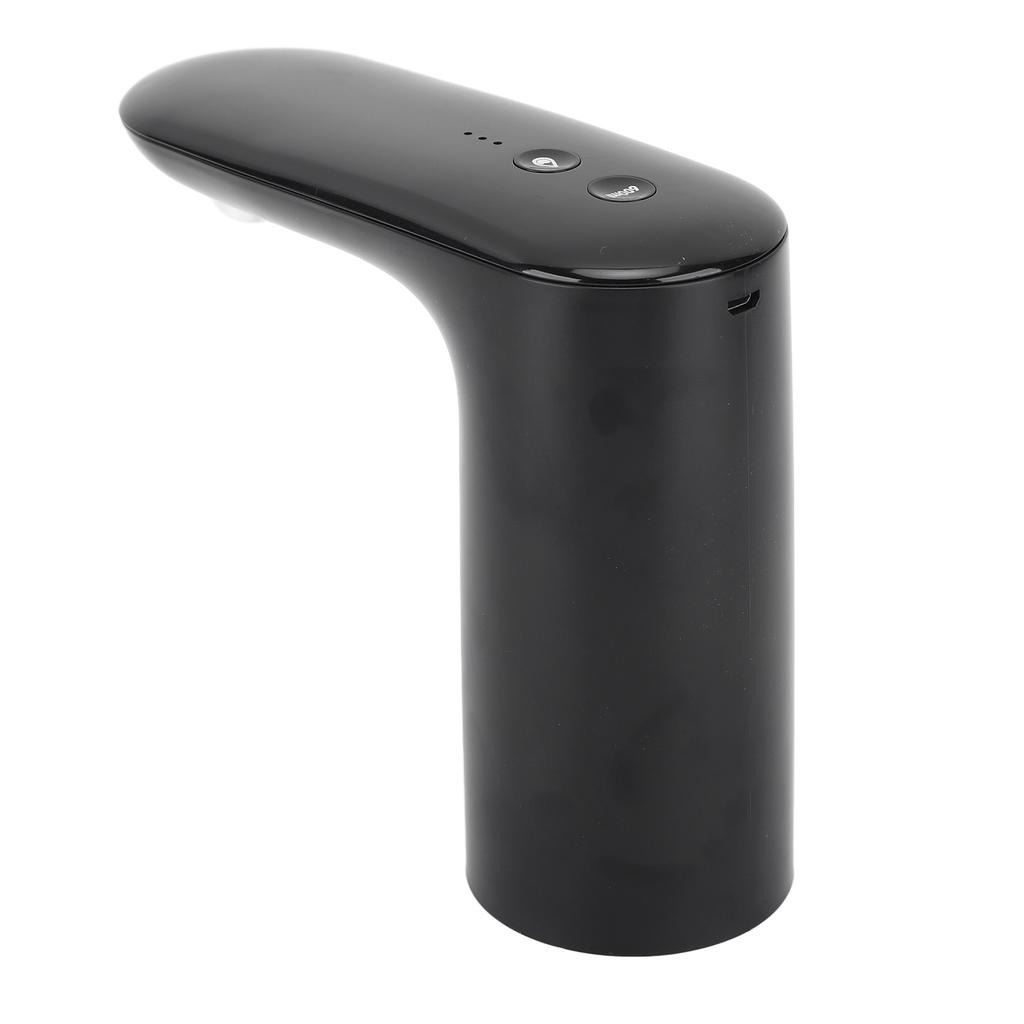 Electric Water Bottle Pump Portable Cordless Automatic Water Dispenser for Home Camping Black