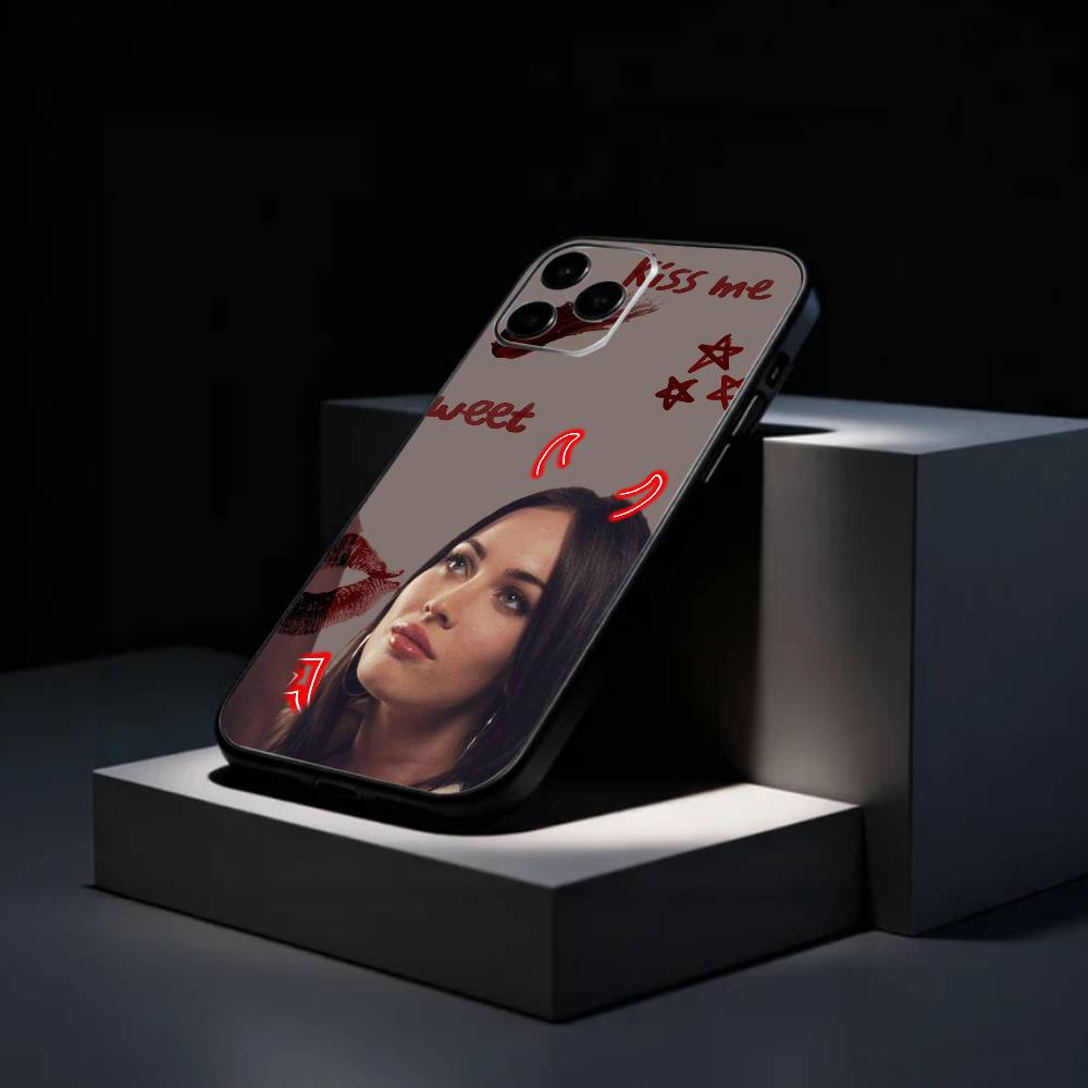 Megan F-Fox   Handyhülle Silikon Weich Für IPhone 17 16 15 14 13 12 11 X XR Plus Pro Max Plus