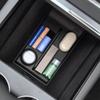For Tesla New Model Y Juniper 2025 interior Accessories Center Contral Storage Organizer Tray Armrest Box Bottom Mat Card Holder