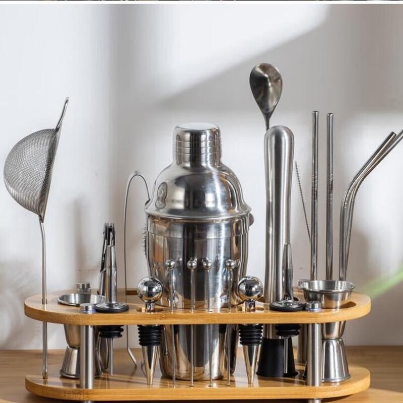 Stainless Steel Cocktail Shaker Barware Set