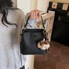 New Sense Bag Fashionable Versatile Handbag Casual Commuting Shoulder Crossbody Bucket Bag