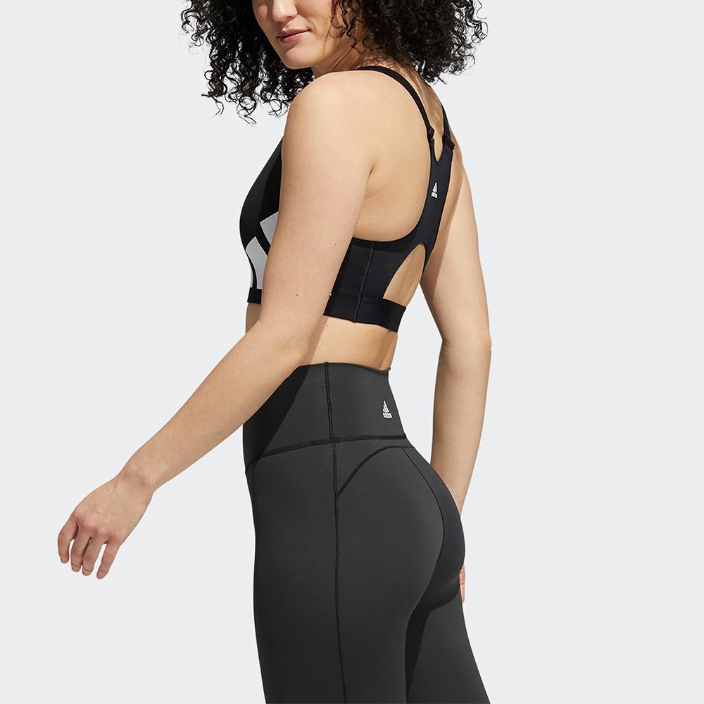 Adidas Ult Alpha 3Bar High-Intensity Sports Bra Women Underwear Black GR8205