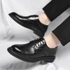 Leather Shoes Men's Summer Hollowed Out British Style Dress Men's Shoes Pointed Hole Shoes Trendy Men's Leather Shoes 2025