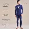 Yiershuang Men's Pure Cotton Antibacterial Thermal Underwear Set