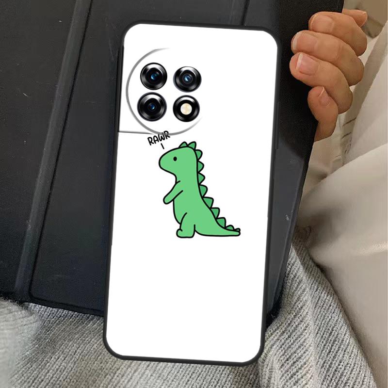 

Cute Dino Aesthetic Dinosaur Case For OnePlus 11 10 9 8 Ace Pro 11R 9RT 10T 8T OnePlus Nord N20 N10 2T CE 2 Lite Cover OnePlus Nord 2