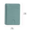 Slim Card Holder Wallet RFID Blocking Business Credit Cards Holders Money for Case PU Leather Purse for Women Men