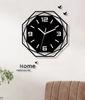 Modern Minimalist Decorative Wall Clock  Silent Acrylic Material  Minimalist Personality  Atmospheric Art Quartz Clock