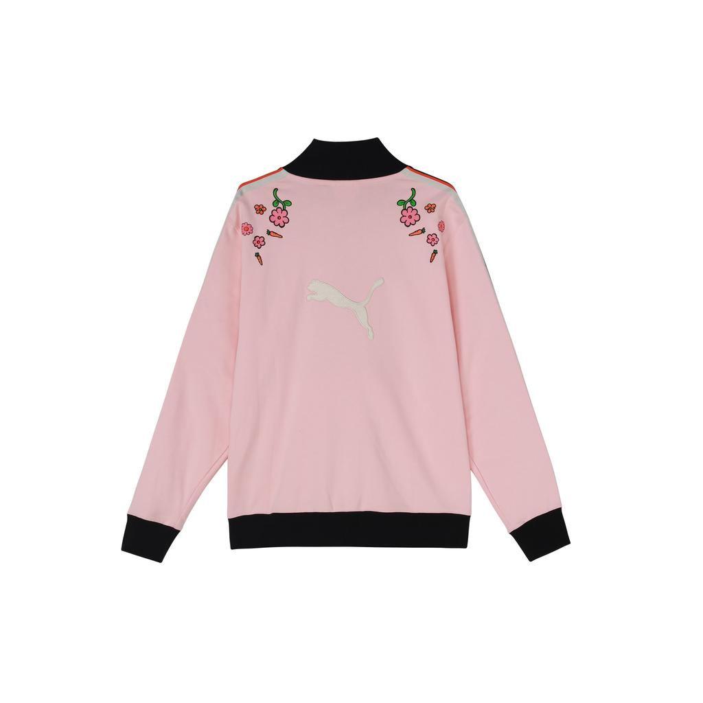 PUMA Randomevent Co-Branded Track Jacket Stand-Up Collar Knit Men Jacket Light-Pink 59666873