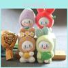 Cute Soft Plush Bunny Keychain Adorable Vegetable Elf Doll For Bags And Purses