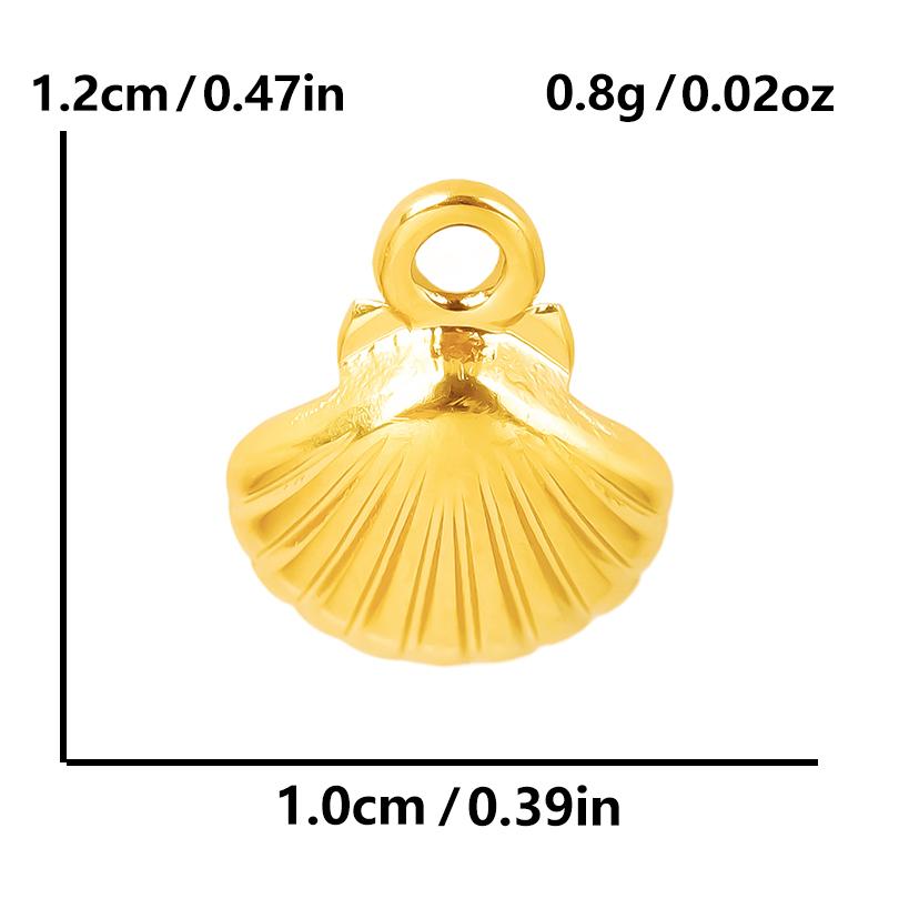 

6pcs/Lot Stainless Steel Ocean Animal Charms For Jewelry Making Earring Necklace Starfish Coral Seahorse Pendant DIY Accessories