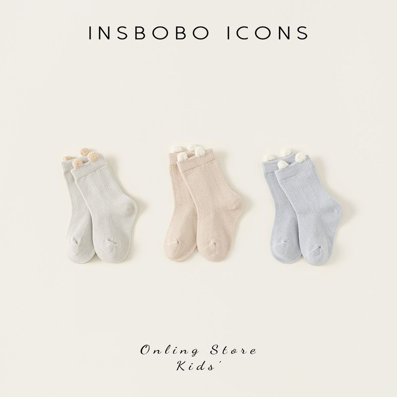 Insbobo Children s Socks Autumn Girls  Cute Mid-Calf Socks 2025 Spring and Autumn New Style Boys  Trendy Children s Socks M Sock Size: 10-12cm Boys  Set