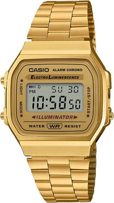 Men S woMen S A168wg 9 Digital Watch Gold